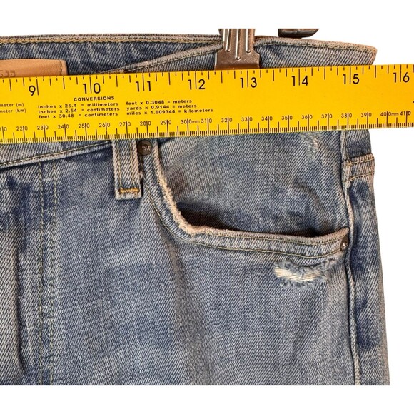 Joe's Jeans Women's 28 The Milla High Rise Straight Ankle Distressed Light Wash‎ - Picture 14 of 16